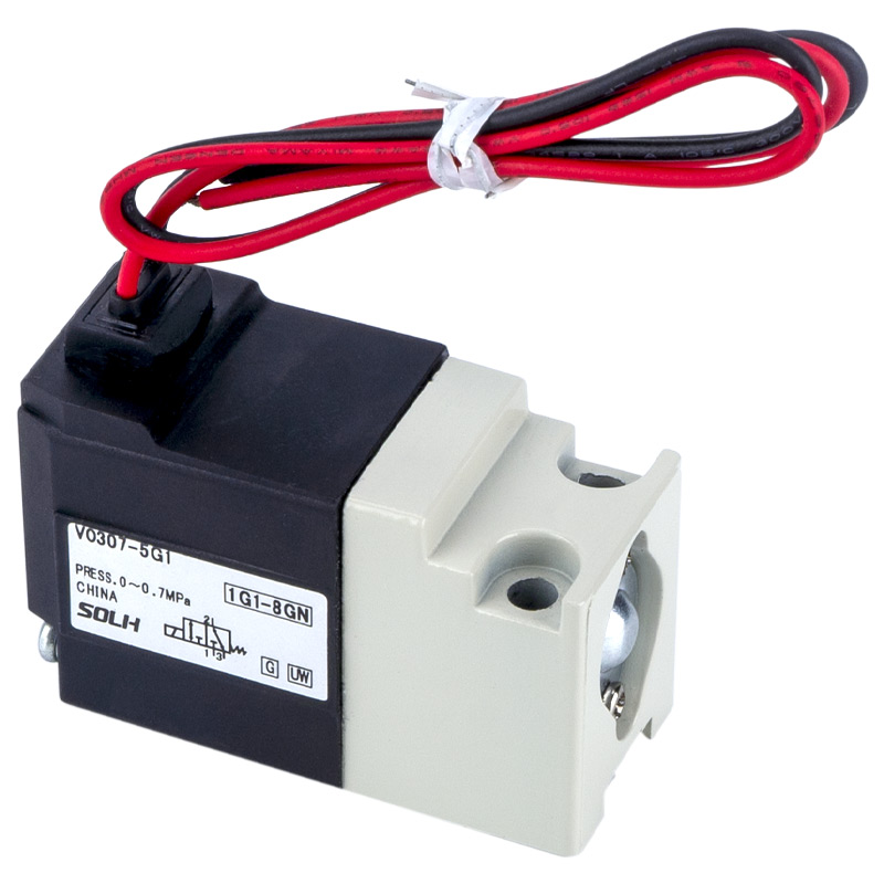 VO307 3-priključni elektromagnetni ventil /neposredna loputa